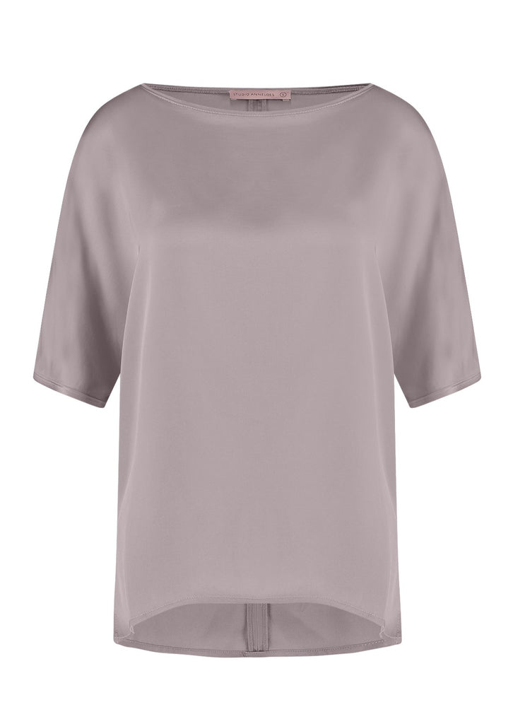 Luxx satin top taupe studio anneloes