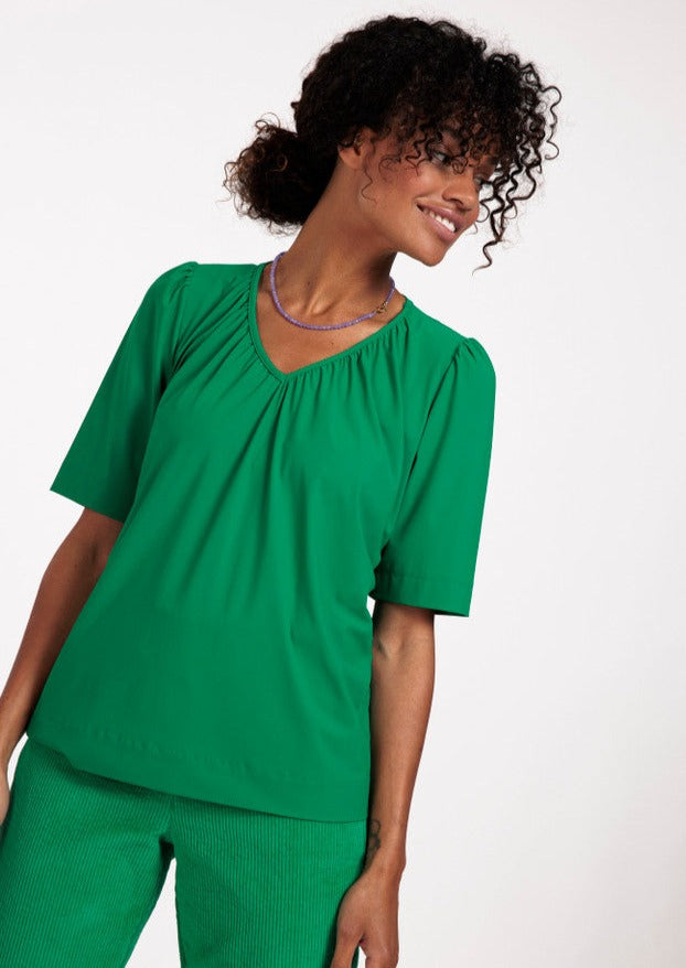 Lily shirt green studio anneloes