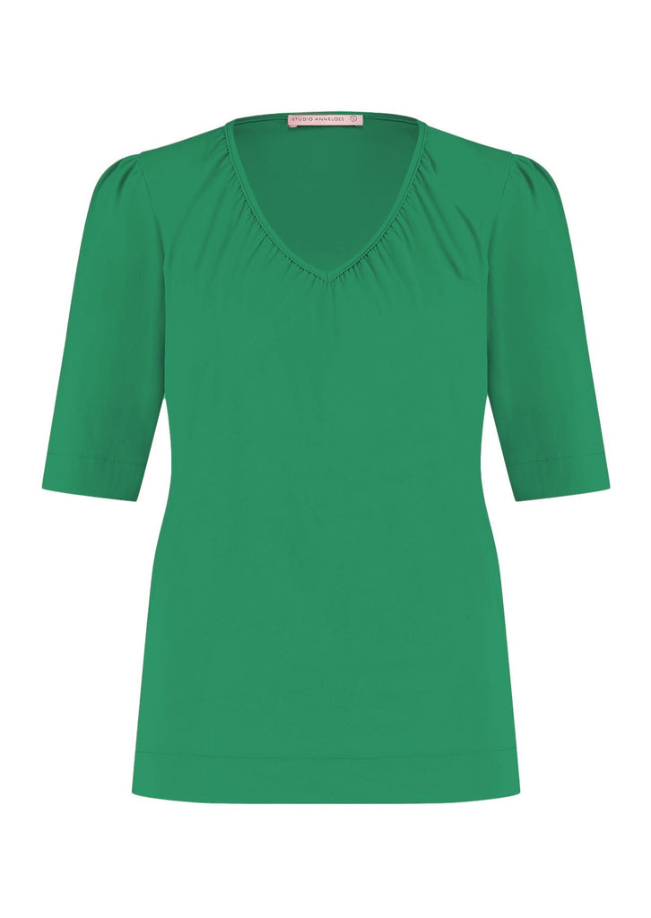 Lily shirt green studio anneloes