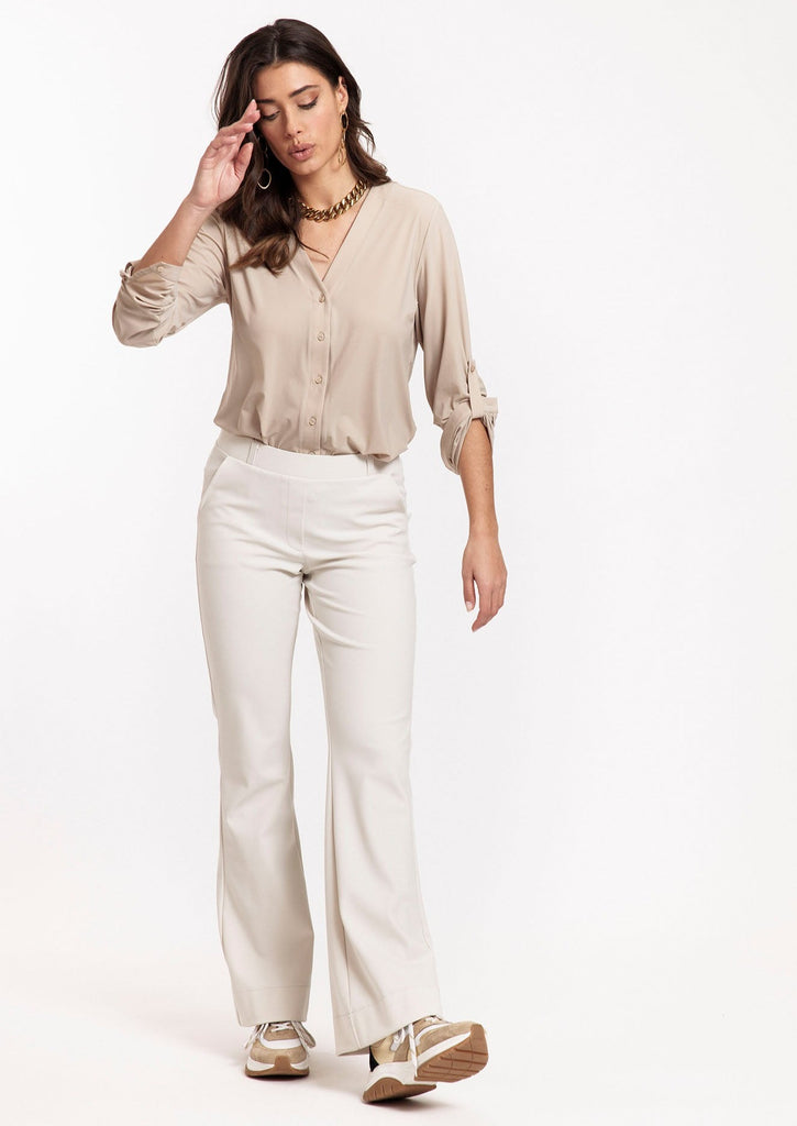 Evi blouse cappuccino studio anneloes