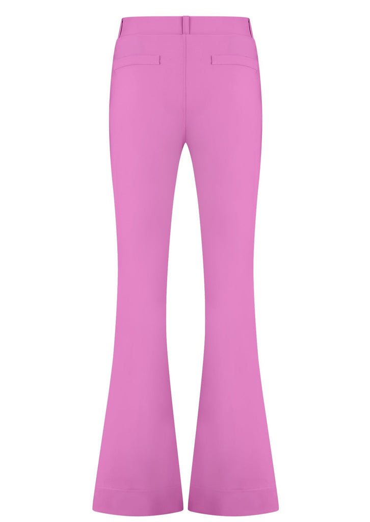 Flair bonded trousers dark pink studio anneloes