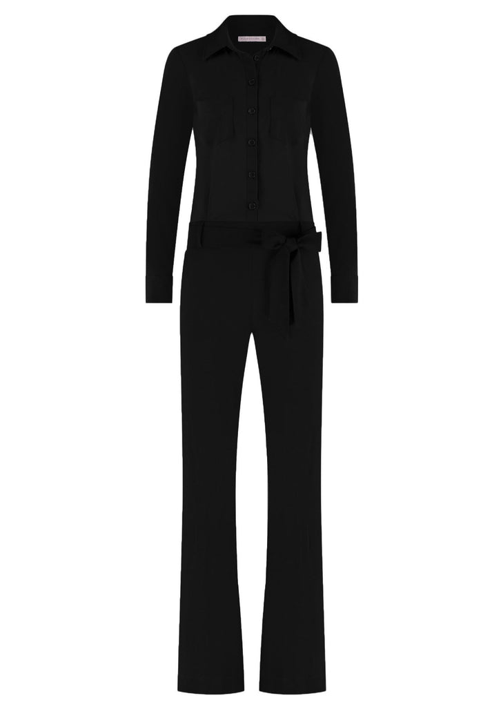 Angel LS jumpsuit black studio anneloes