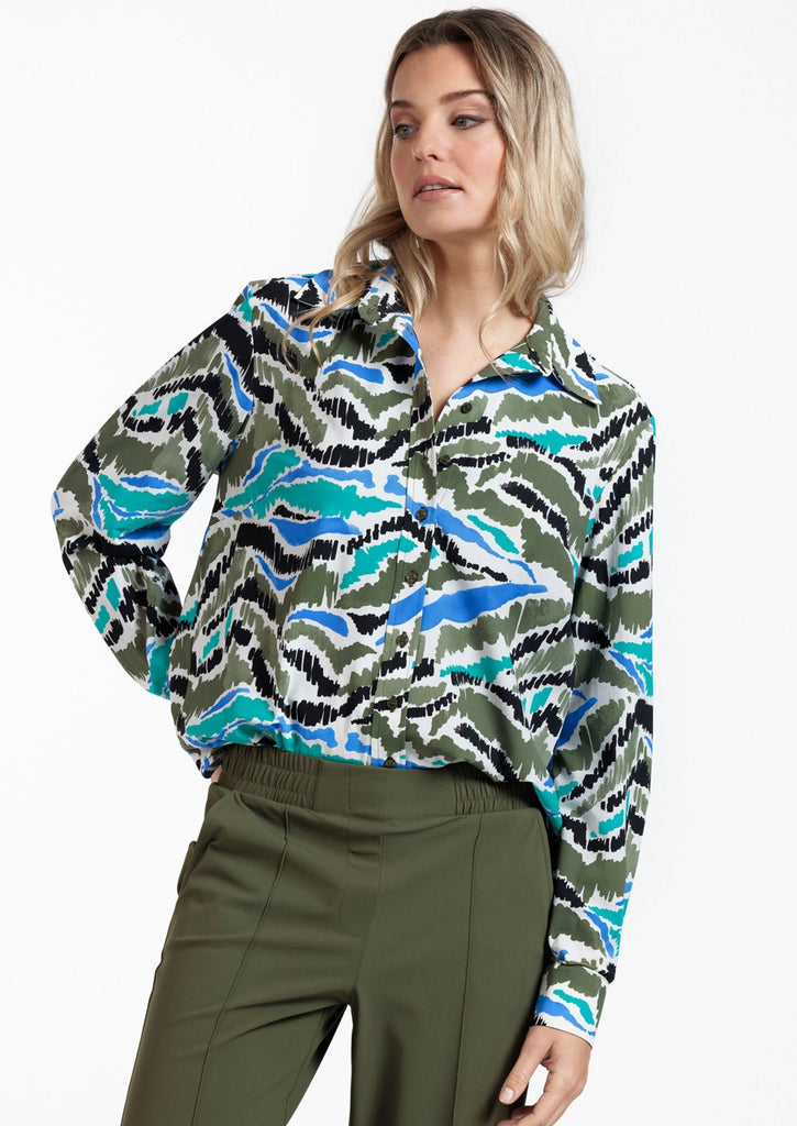 Bobby big camo blouse studio anneloes