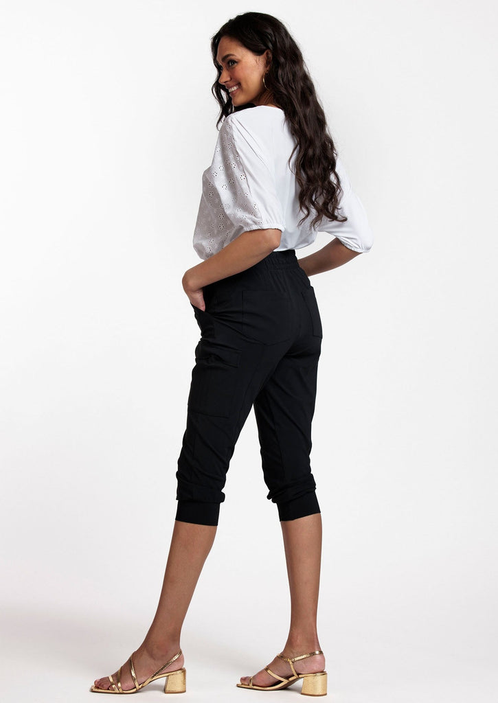 Nola cargo trousers BLACK STUDIO ANNELOES