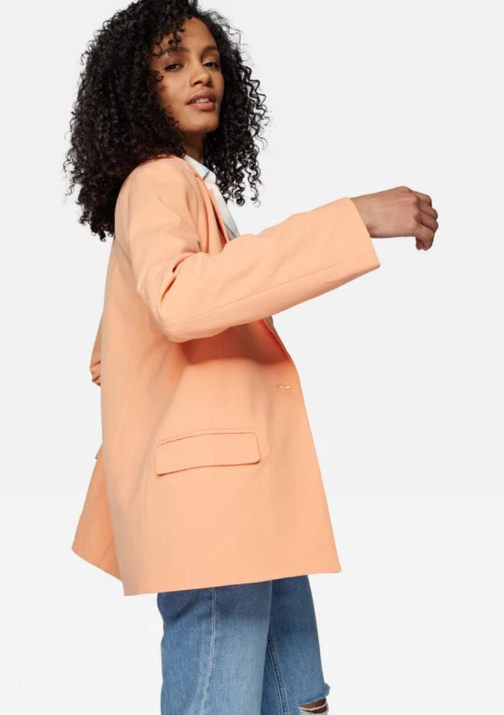 oranje blazer oversized mavi