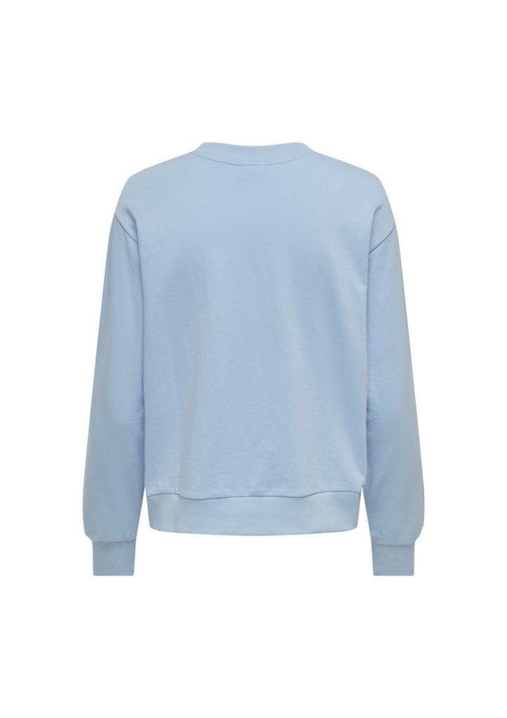 blauwe sweater shirt jdy