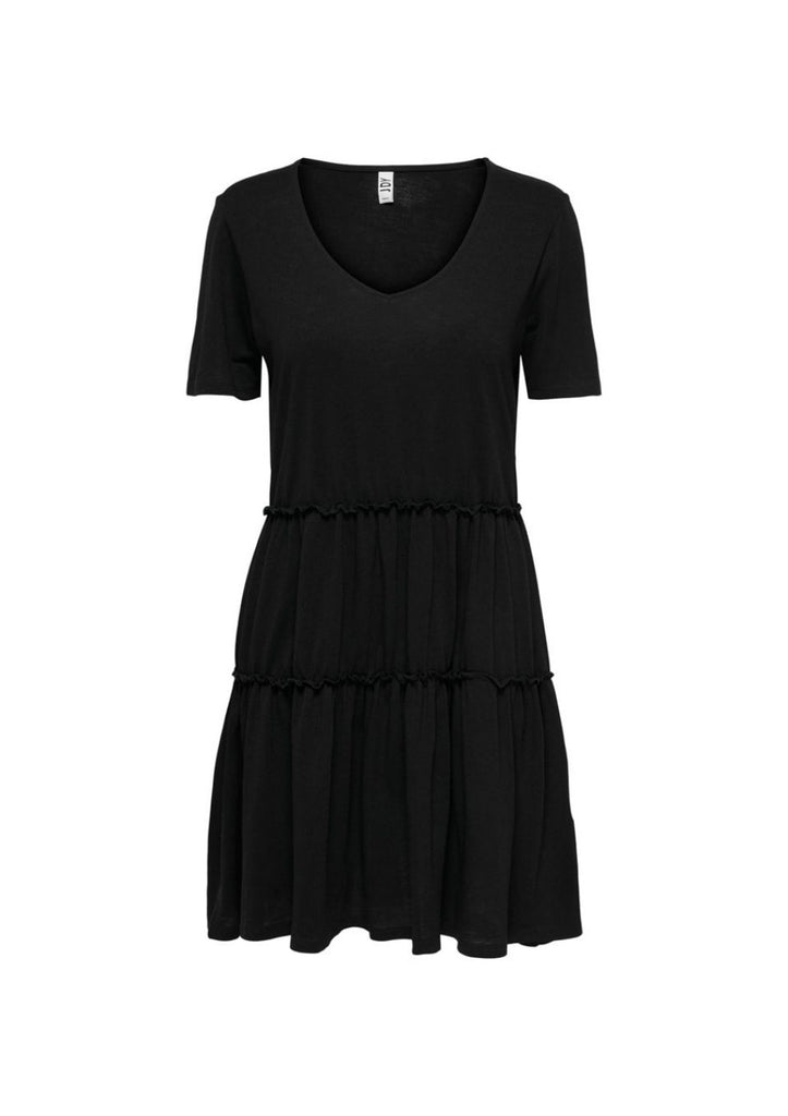 zwarte jurk layer dress jdy
