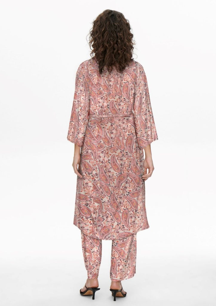 paisley print kimono jdy