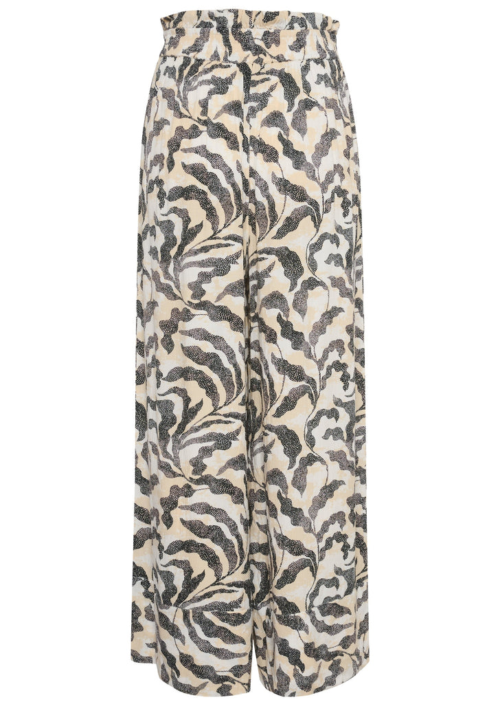wijde broek print enkelvrij soaked in luxury