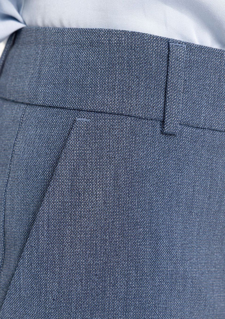 blauw dessin pantalon kickflare five units