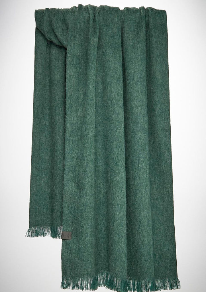groene alpaca wollen sjaal bufandy