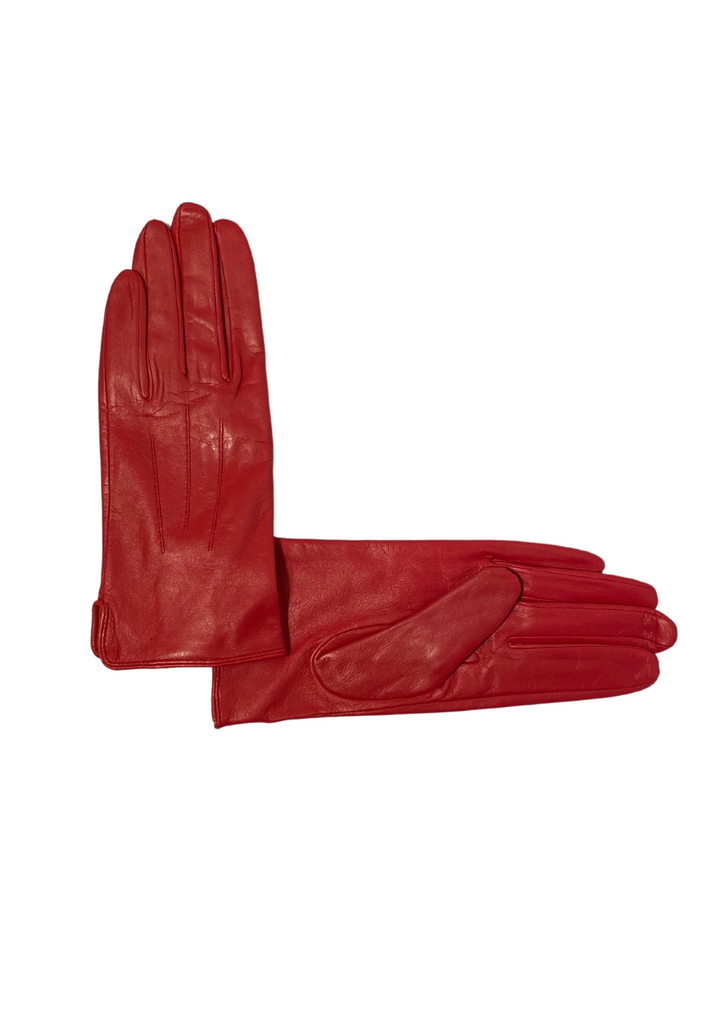 leren handschoenen klassiek rood otto kessler