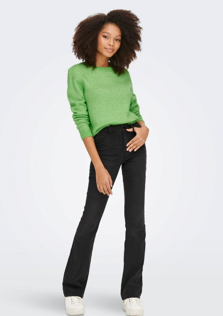 groene trui ronde hals jdy